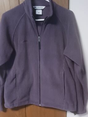 Columbia Women's Purple Full-Zip Fleece Jacket